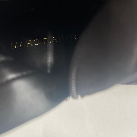 NEW MARC FISHER Boots Size 7 Humor Over the Knee Black Faux Suede NWOT - Picture 15 of 16